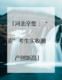 河北辛集：“麦”考生实收测产创新高