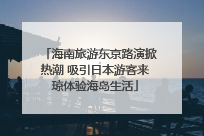 海南旅游东京路演掀热潮 吸引日本游客来琼体验海岛生活