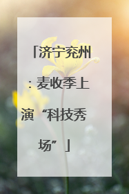 济宁兖州：麦收季上演“科技秀场”