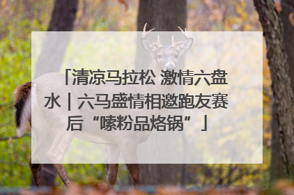 清凉马拉松 激情六盘水｜六马盛情相邀跑友赛后“嗦粉品烙锅”