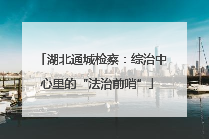 湖北通城检察：综治中心里的“法治前哨”