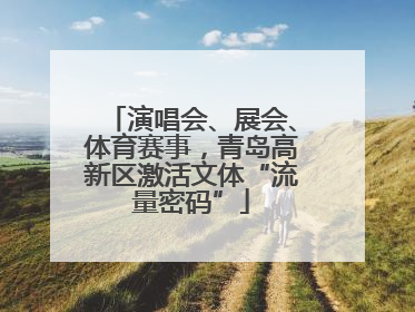 演唱会、展会、体育赛事，青岛高新区激活文体“流量密码”