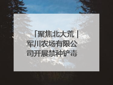 聚焦北大荒｜军川农场有限公司开展禁种铲毒排查宣传行动