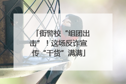 街警校“组团出击”！这场反诈宣传“干货”满满