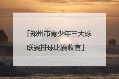 郑州市青少年三大球联赛排球比赛收官
