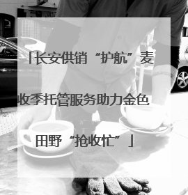 长安供销“护航”麦收季托管服务助力金色田野“抢收忙”