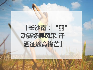 长沙南：“羽”动赛场展风采 汗洒征途竞锋芒