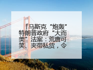 马斯克“炮轰”特朗普政府“大而美”法案：荒唐可笑、夹带私货，令人作呕