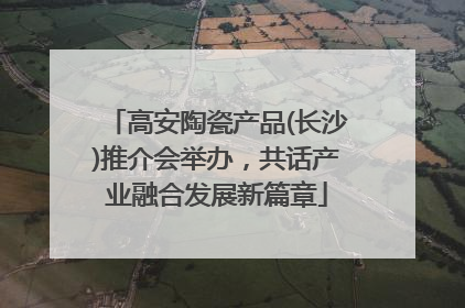 高安陶瓷产品(长沙)推介会举办，共话产业融合发展新篇章