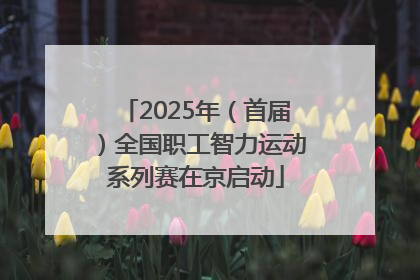2025年（首届）全国职工智力运动系列赛在京启动