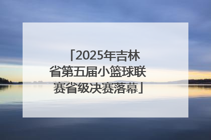 2025年吉林省第五届小篮球联赛省级决赛落幕