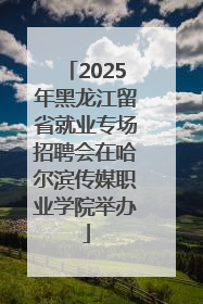 2025年黑龙江留省就业专场招聘会在哈尔滨传媒职业学院举办