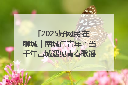 2025好网民·在聊城｜南城门青年：当千年古城遇见青春歌谣 一湖碧水见证的“聊城式浪漫”