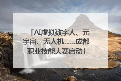 AI虚拟数字人、元宇宙、无人机……成都职业技能大赛启动